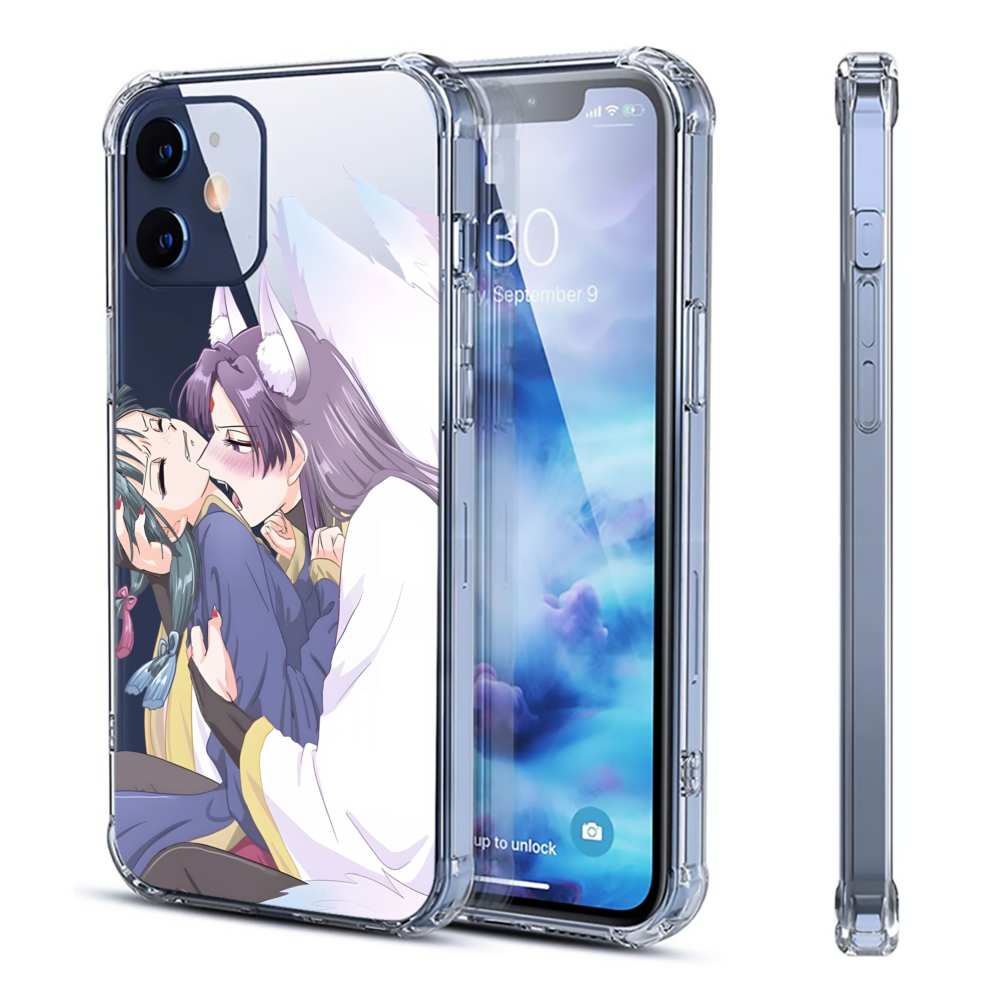 （画像用） 薬屋のひとりごと The Apothecary Diaries 【iPhone 12シリーズ対応】透明スマホケース（クリアソフトケース）
